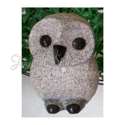 KE-412. Mini size granite owls