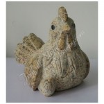 KR-001, Granite hen carving